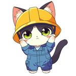 ちょこみ (chocomi_)さんの飼い猫を会社のマスコットにしてステッカーを作りたい。への提案