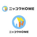 OVERDUB DESIGN (JUN01xx)さんの不動産と建築の会社「ニッコウＨＯＭＥ」のロゴ作成への提案