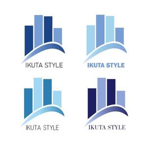 hina's design (ponpoko_666)さんの不動産会社「長澤商事」×「IKUTA STYLE」のロゴへの提案