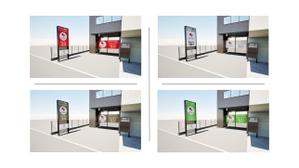 Real 3D (Real-3D)さんの【急ぎ案件】看板デザインの依頼（店舗名：調剤薬局BERRY）への提案