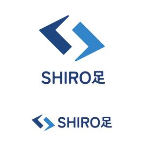 おくのこdesign (okunoko_design)さんの【急募】トレーディングツール「SHIRO足」のロゴ制作のお願いへの提案