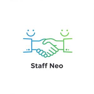 湧き出るおうどん (YammYamm)さんの人材派遣会社『スタッフNEO』のロゴへの提案