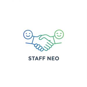 湧き出るおうどん (YammYamm)さんの人材派遣会社『スタッフNEO』のロゴへの提案