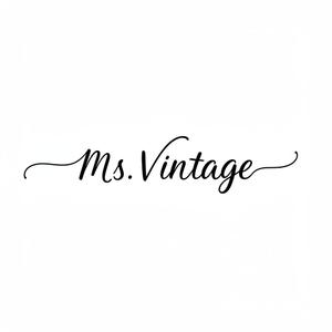 湧き出るおうどん (YammYamm)さんの中古ラグジュアリーブランドショップ「Ms.Vintage」のロゴ制作への提案