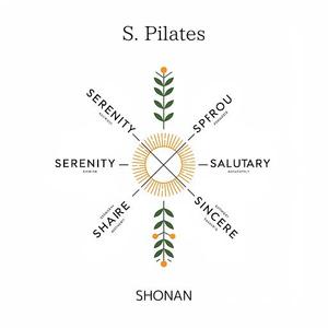 鶴田 尚大 (taka0530nanndemoya)さんのピラティススタジオ「S. Pilates SHONAN」のワードロゴ　への提案