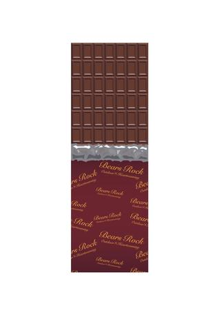 株式会社ミル (KANEGAE)さんのアウトドア商品にプリントする『チョコレート』のイラストへの提案