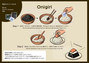 Conomi (Conomi)さんの【急募】おにぎりの素の作り方イラストデザイン依頼への提案