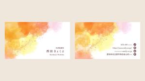 hiroki_design (hiroki_0455)さんのネイルサロン経営会社の名刺への提案