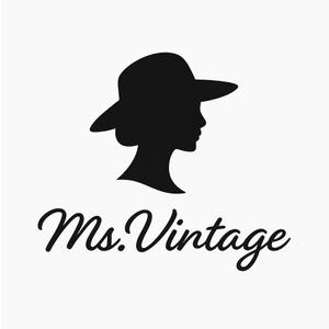 足立英美子 (choco_648)さんの中古ラグジュアリーブランドショップ「Ms.Vintage」のロゴ制作への提案