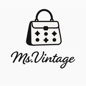 足立英美子 (choco_648)さんの中古ラグジュアリーブランドショップ「Ms.Vintage」のロゴ制作への提案