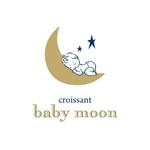 akipic (akipic)さんのクロワッサン専門店「babymoon」のロゴ提案の依頼への提案