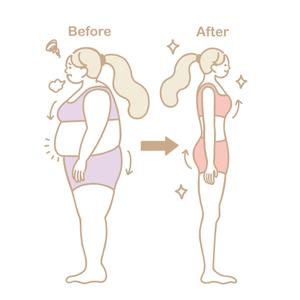 iiichigo (iiichigo)さんの「ダイエット外来 マンジャロ®でのメディカルダイエット」「身長外来(低身長外来)」のイラストへの提案