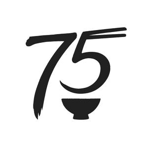 AI職人Tamako (user_tamako_1022)さんの「福岡市中央料飲店組合」創立75周年ロゴへの提案