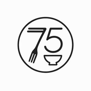 AI職人Tamako (user_tamako_1022)さんの「福岡市中央料飲店組合」創立75周年ロゴへの提案