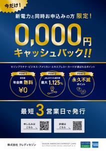 komori-h (komori-h)さんのクレジットカード販促チラシへの提案