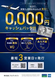 komori-h (komori-h)さんのクレジットカード販促チラシへの提案