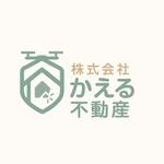 小口多賀司 (lancom001)さんのかえる不動産建築工房の会社ロゴへの提案