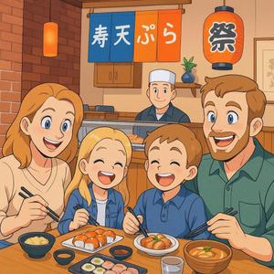 nori-tamago (nori-tamago)さんの米国展開予定の日本食レストランのイラストイメージへの提案