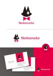 ＊ sa_akutsu ＊ (sa_akutsu)さんのオンライン秘書事業　株式会社Nekonote（ねこノート）の会社ロゴへの提案