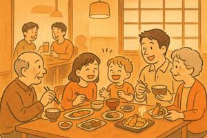 （株）CARSPA (tatsu9709)さんの米国展開予定の日本食レストランのイラストイメージへの提案
