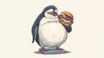 住吉 (smtmt)さんの食いしん坊でメタボ体型な動物のイラストへの提案