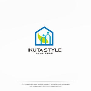 H-Design (yahhidy)さんの不動産会社「長澤商事」×「IKUTA STYLE」のロゴへの提案