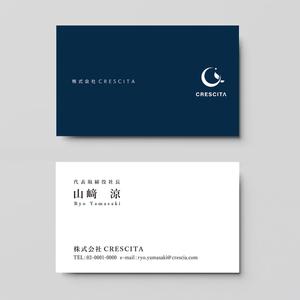 H-Design (yahhidy)さんのイベント会社　株式会社CRESCITA　の名刺作成への提案