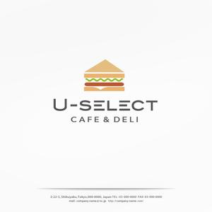 H-Design (yahhidy)さんのカフェ「U-SELECT CAFE & DELI」のロゴとロゴイラストマークへの提案