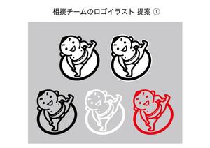 nakaco (nakaco)さんの相撲チームのロゴイラストへの提案