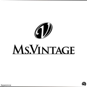 ki-to (ki-to)さんの中古ラグジュアリーブランドショップ「Ms.Vintage」のロゴ制作への提案