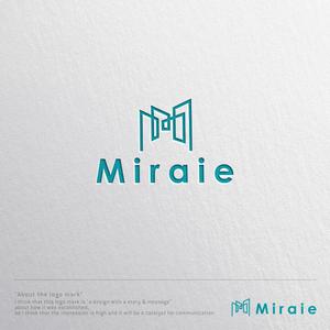 ヴェルデザイン (sklibero)さんの不動産売買業者、株式会社ミライエ不動産販売、Miraie、のロゴへの提案