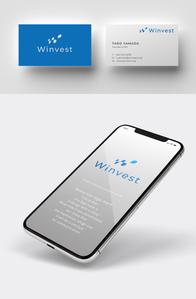 ヴェルデザイン (sklibero)さんの法人のロゴ、文字の作成　（株式会社Winvest）への提案