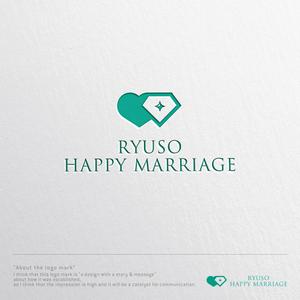 ヴェルデザイン (sklibero)さんの結婚相談所 RYUSO HAPPY MARRIAGEのロゴへの提案