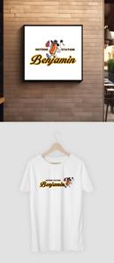 ヴェルデザイン (sklibero)さんのホットドッグ屋　「HOTDOG　STATION　BENJAMIN」のロゴへの提案