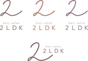 umiris (eightysummer)さんの美容室「2LDK」のロゴへの提案