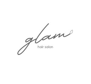 K-J (king_j)さんの美容室「glam」のロゴへの提案