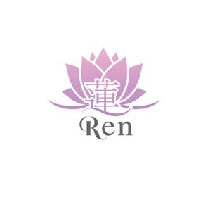 Hernandez (king_j)さんのよもぎ蒸しサロン「蓮 Ren」のロゴへの提案