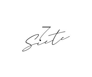 K-J (king_j)さんの美容室「Siete」のロゴへの提案