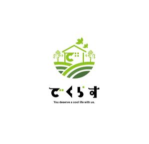 K-J (king_j)さんの埼玉県の田舎で開業する不動産業「合同会社でくらす」のロゴ作成への提案