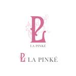 stack (stack)さんのネイルアイラッシュサロン「LA PINKÉ」のロゴへの提案