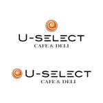 stack (stack)さんのカフェ「U-SELECT CAFE & DELI」のロゴとロゴイラストマークへの提案