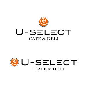 stack (stack)さんのカフェ「U-SELECT CAFE & DELI」のロゴとロゴイラストマークへの提案
