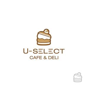 eiasky (skyktm)さんのカフェ「U-SELECT CAFE & DELI」のロゴとロゴイラストマークへの提案