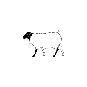 sum 75 (sum75)さんのウール靴下のタグに使用する羊のイラスト制作への提案