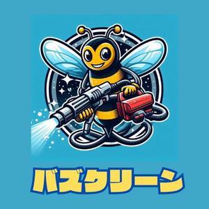 ワタナベ制作所 (blackgreen)さんの清掃会社のロゴ　社名はバズクリーン(仮)への提案