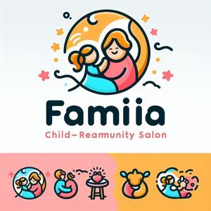 ワタナベ制作所 (blackgreen)さんの子育てコミュニティサロン「familia」のロゴへの提案