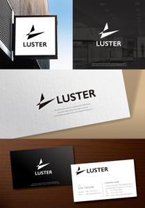 hi06_design (hi06)さんのアパレルブランド「LUSTER」(ラスター)のシンボルマーク付きロゴへの提案