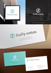 hi06_design (hi06)さんのハンドメイドショップサイト「fluffy cotton」のロゴへの提案
