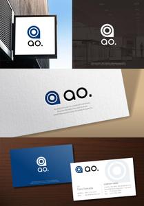 hi06_design (hi06)さんの新社名「あお建築設計㈱」新屋号ao建築設計のロゴへの提案