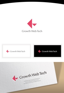 hi06_design (hi06)さんのビジネスコミュニティ「Growth Web Tech」のロゴへの提案